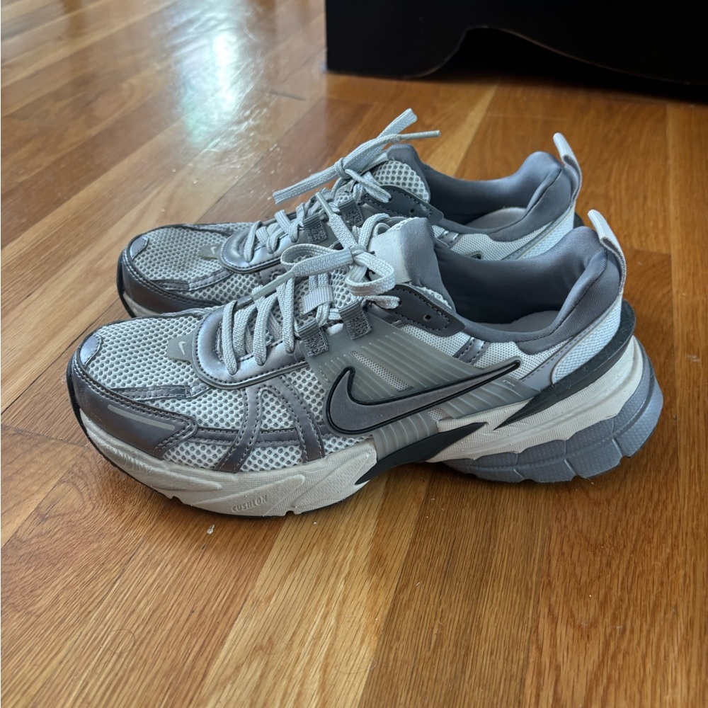 Nike Gray and Black Women's Sneakers